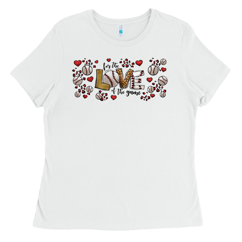For The Love Of The Game Baseball Ladies Tee by Jasminsmagicworld | Teevron