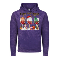 Cloud Purple tipsy and bright christmas Vintage Hoodie - MaliasSmallBusiness