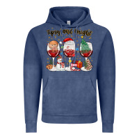 Vintage Denim tipsy and bright christmas Vintage Hoodie - MaliasSmallBusiness