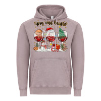Vintage Zinc tipsy and bright christmas Vintage Hoodie - MaliasSmallBusiness