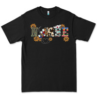 Black western nurse Premium Tee - BarkalooDesign