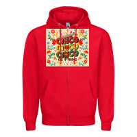 Red cinco cinco cinco de mayo Zipper Hoodie - CowGirlArtShop