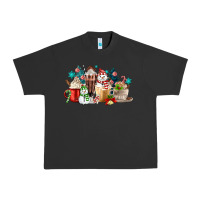 Pigment Black christmas coffee Urban Heavy Tee - MaliasSmallBusiness