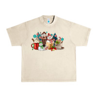 Sandshell christmas coffee Urban Heavy Tee - MaliasSmallBusiness