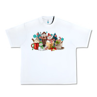 White christmas coffee Urban Heavy Tee - MaliasSmallBusiness