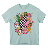 Arona pink christmas lightning bolt Heavy Core Tee - AdoDesignShop