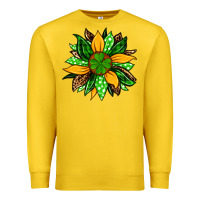 Lemon St. Patrick's sunflower Premium Sweatshirt - OliviaCreatesArt