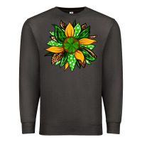 Smoke St. Patrick's sunflower Premium Sweatshirt - OliviaCreatesArt