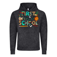 Vintage Black first day of school Vintage Hoodie - NancyCooperArtShop