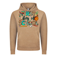 Vintage Coffee first day of school Vintage Hoodie - NancyCooperArtShop