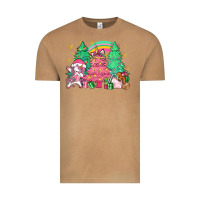Vintage Camel Unicorn Christmas trees Vintage Tee - NancyCooperArtShop
