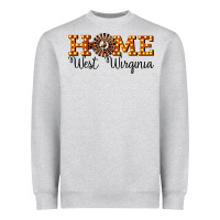 Heather Grey Home West Wirginia Heavyweight Sweatshirt - Bettercallsaul