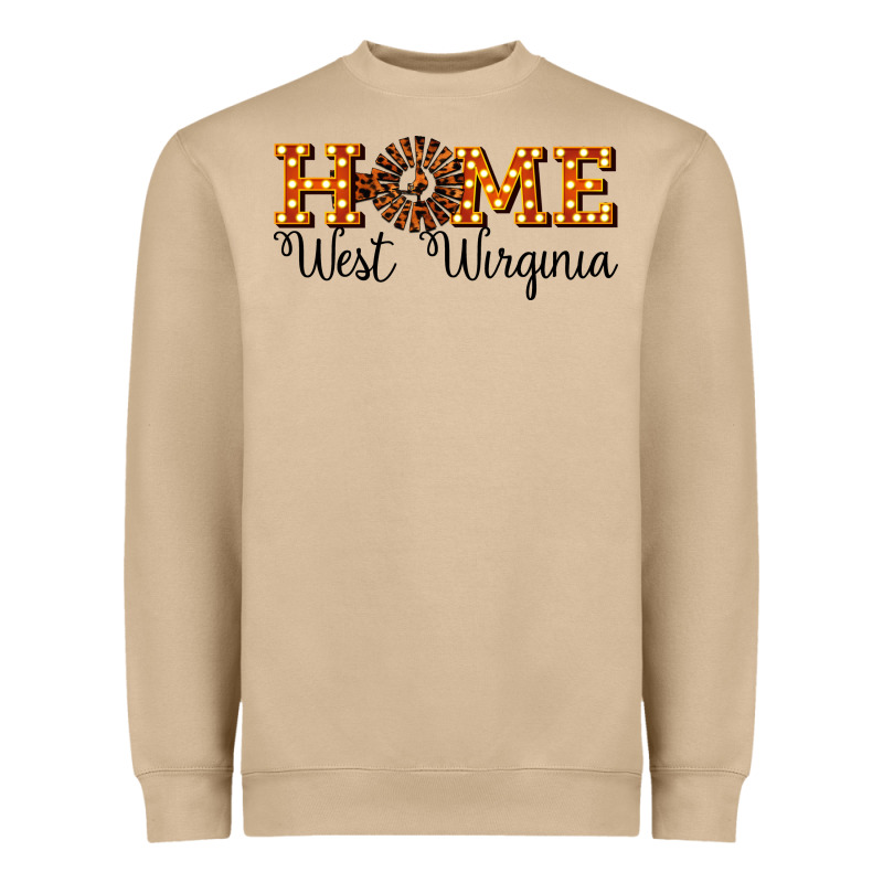 Home West Wirginia Heavyweight Sweatshirt by Bettercallsaul | Teevron