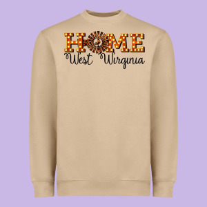 Home West Wirginia Heavyweight Sweatshirt Designed By Bettercallsaul