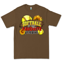 Cacao Softball Is My Favorite Season Premium Tee - LillyAllenDesigns