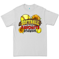 Dove Grey Softball Is My Favorite Season Premium Tee - LillyAllenDesigns