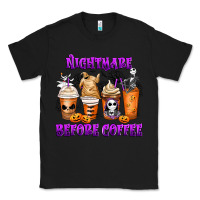 Black Nightmare Before Coffee Cups Classic Tee - MaliasSmallBusiness