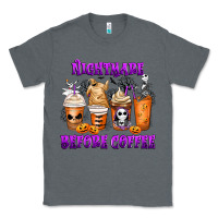 Charcoal Heather Nightmare Before Coffee Cups Classic Tee - MaliasSmallBusiness