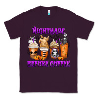 Plum Nightmare Before Coffee Cups Classic Tee - MaliasSmallBusiness