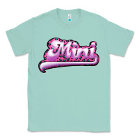 Seafoam Mini Leopard Classic Tee - RanaPortraitStore