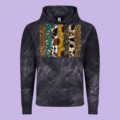 Western Brushstroke Vintage Hoodie Designed By Jasminsmagicworld