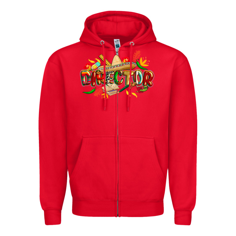 Cinco De Mayo Director Zipper Hoodie by CowGirlArtShop | Teevron