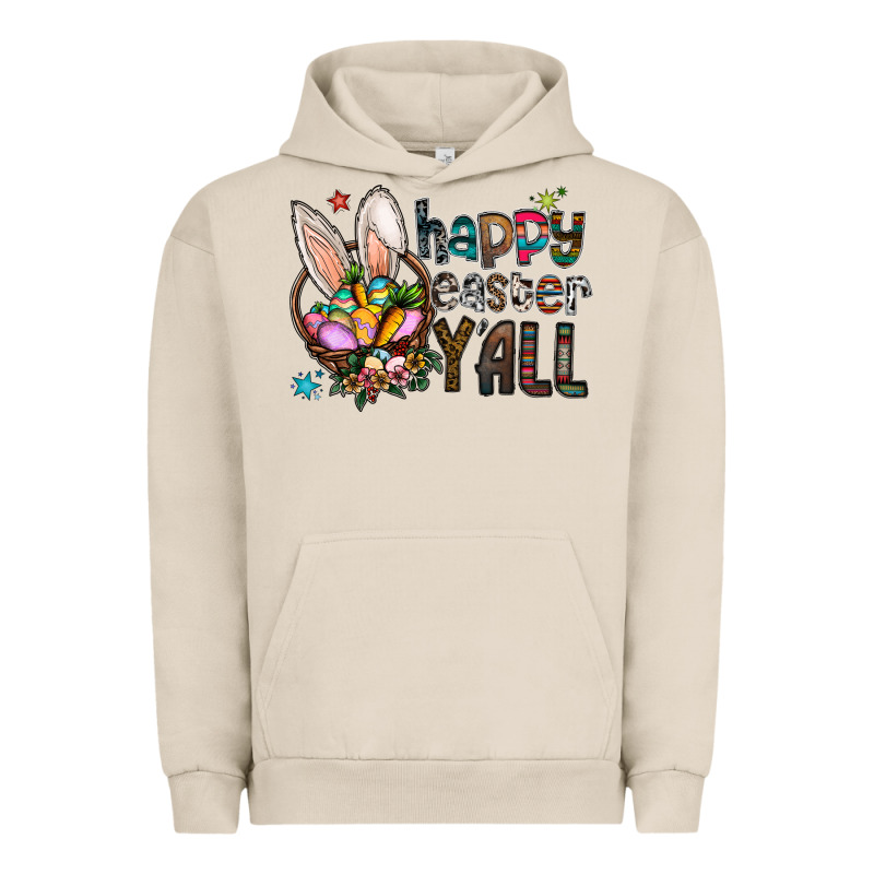 Happy Easter Y'all Urban Hoodie by CowhideDigitalArt | Teevron