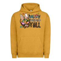 Pigment Peanut Butter Happy Easter Y'all Urban Hoodie - CowhideDigitalArt