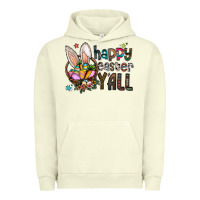Pigment Pistachio Happy Easter Y'all Urban Hoodie - CowhideDigitalArt