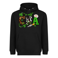 Black St. Patrick's Day CNA Heavyweight Hoodie - OliviaCreatesArt
