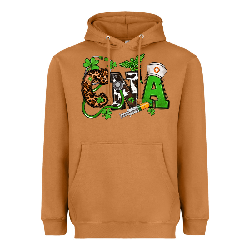St. Patrick's Day Cna Heavyweight Hoodie by OliviaCreatesArt | Teevron