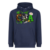 Navy St. Patrick's Day CNA Heavyweight Hoodie - OliviaCreatesArt