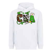 White St. Patrick's Day CNA Heavyweight Hoodie - OliviaCreatesArt