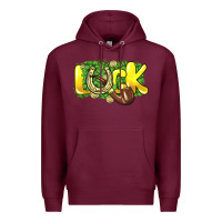 Burgundy Love St. Patrick's Day Premium Hoodie - HowdyJamesFarm