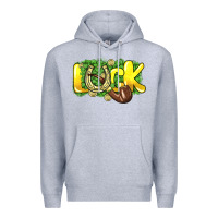 Heather Grey Love St. Patrick's Day Premium Hoodie - HowdyJamesFarm