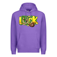 Purple Love St. Patrick's Day Premium Hoodie - HowdyJamesFarm