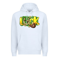 White Love St. Patrick's Day Premium Hoodie - HowdyJamesFarm