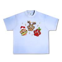 Grape Ice christmas paws Urban Heavy Tee - MaliasSmallBusiness