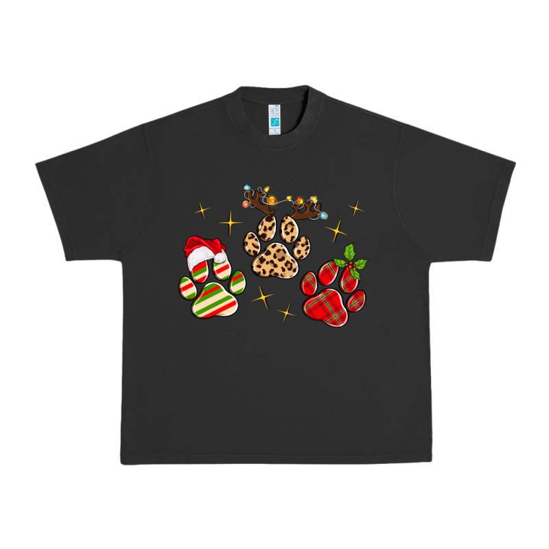 Christmas Paws Urban Heavy Tee by MaliasSmallBusiness | Teevron