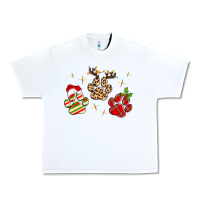 White christmas paws Urban Heavy Tee - MaliasSmallBusiness
