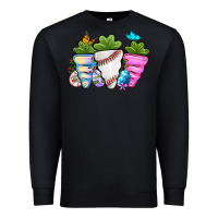 Black Easter Day Baseball Easter sports carrots Premium Sweatshirt - OliviaCreatesArt