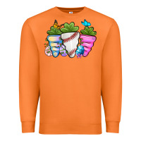 Carrot Easter Day Baseball Easter sports carrots Premium Sweatshirt - OliviaCreatesArt