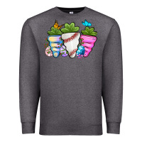 Charcoal Heather Easter Day Baseball Easter sports carrots Premium Sweatshirt - OliviaCreatesArt