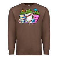 Chestnut Easter Day Baseball Easter sports carrots Premium Sweatshirt - OliviaCreatesArt