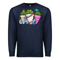 Navy Easter Day Baseball Easter sports carrots Premium Sweatshirt - OliviaCreatesArt