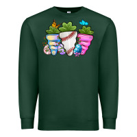 Sports Green Easter Day Baseball Easter sports carrots Premium Sweatshirt - OliviaCreatesArt
