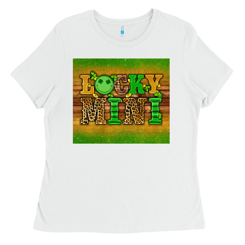 St Patricks Day Lucky Mini Ladies Tee by Artiststas | Teevron