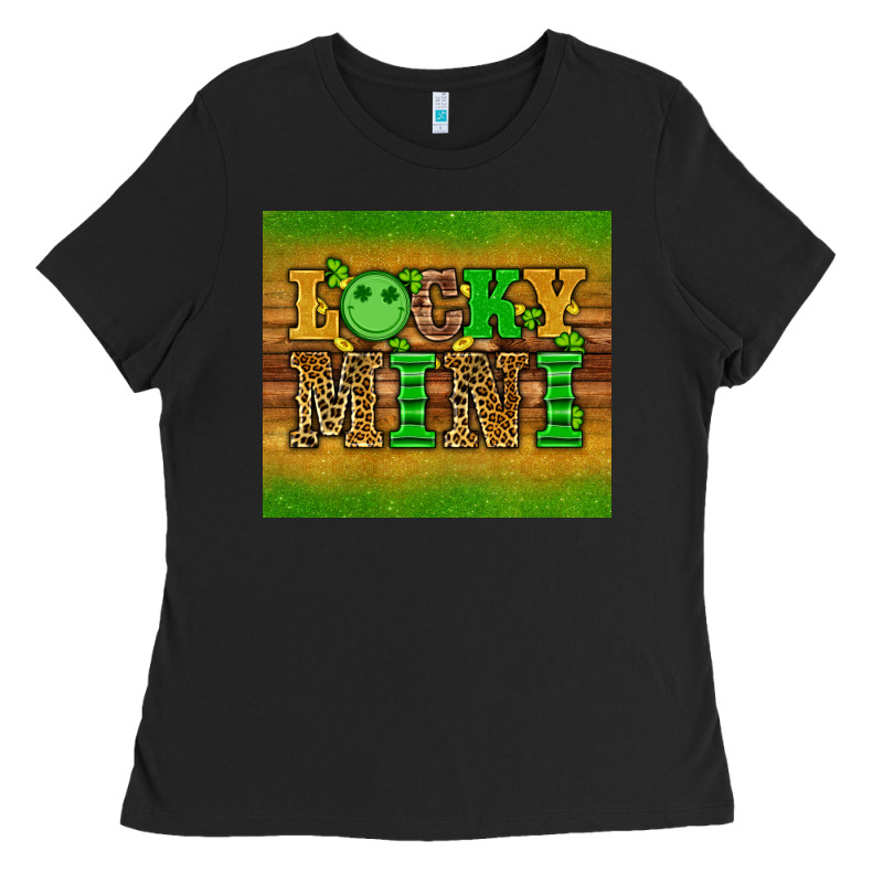 St Patricks Day Lucky Mini Ladies Tee by Artiststas | Teevron