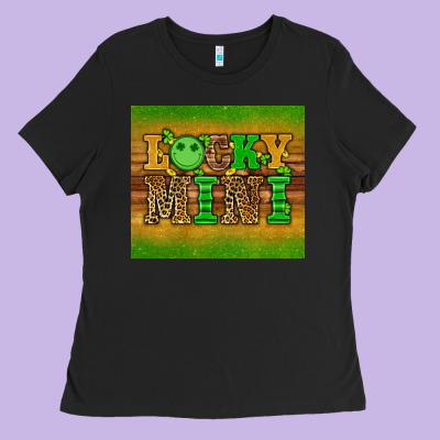 St Patricks Day Lucky Mini Ladies Tee Designed By Artiststas