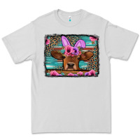 Dove Grey easter floral leopard cow Premium Tee - Jasminsmagicworld